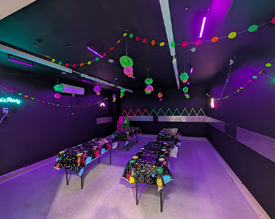 Neon Party Room